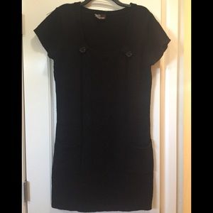 Black sweater dress